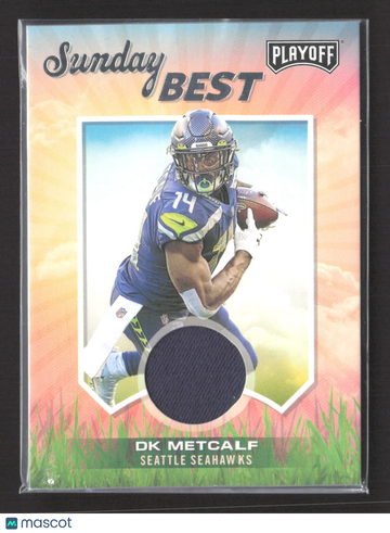 2021 Panini Playoff Sunday Best DK Metcalf #SBE-DKM Memorabilia Player-worn/used material