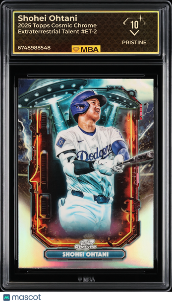 2025 Topps Cosmic Chrome Extraterrestrial Talent Shohei Ohtani #ET-2 MBA 10