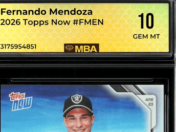 2026 Topps Now Fernando Mendoza #FMEN MBA 10