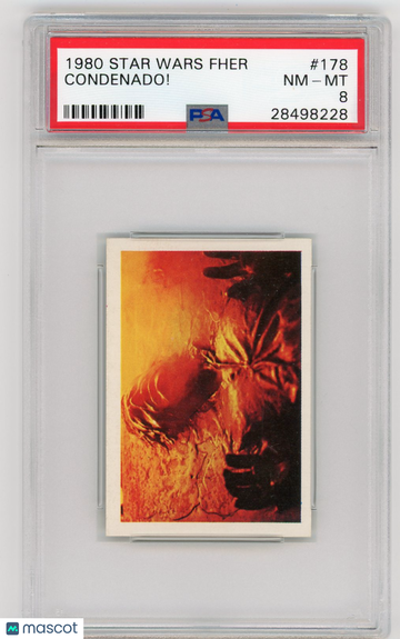 1980 Star Wars Fher Condenado! #178 PSA 8