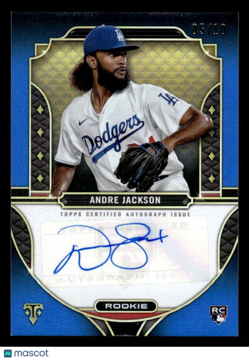 2022 Topps Triple Threads Andre Jackson #RA-AJ Sapphire Short Print Parallel/Variety Rookie