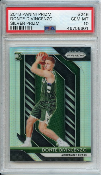 Donte Divincenzo Silver Prizm PSA 10