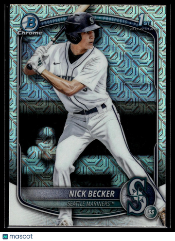 2025 Bowman Draft Nick Becker #BDC-100 Chrome Mega Box Refractor