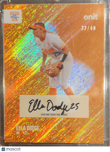 2025 ONIT Signature Series Ella Dodge #S-3 Orange Shimmer /40
