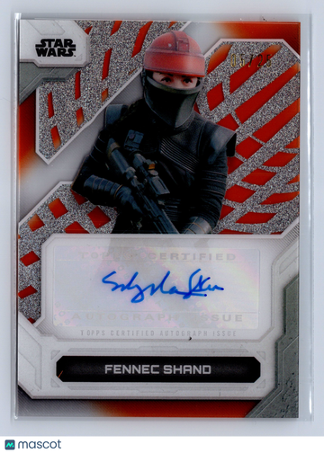 2024 Topps Star Wars High Tek Ming-Na Wen as Fennec Shand #R-MNW