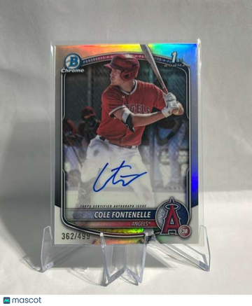 2025 Bowman - Chrome Prospects Autographs Refractor Cole Fontenelle #CPA-CF