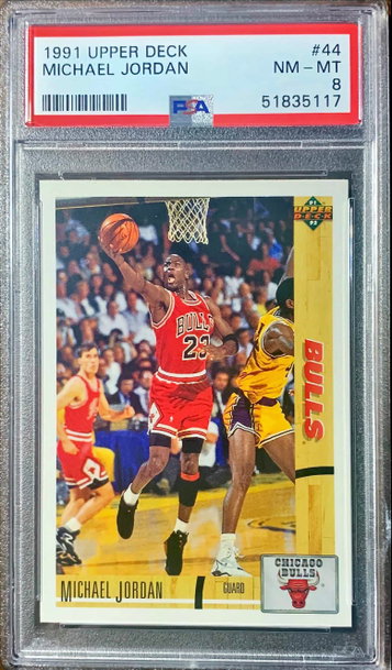 1991 Upper Deck Michael Jordan #44 NM-MT PSA 8
