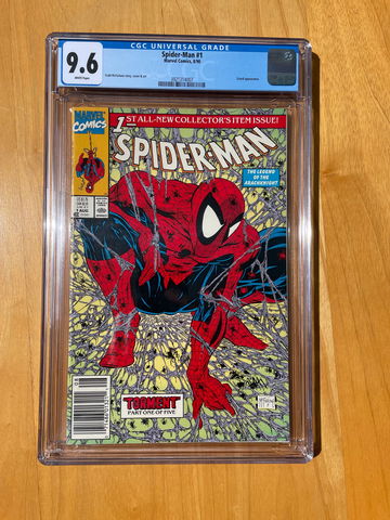 Spider-Man #1 CGC 9.6 Newsstand Edition Todd McFarlane cover, art and story
