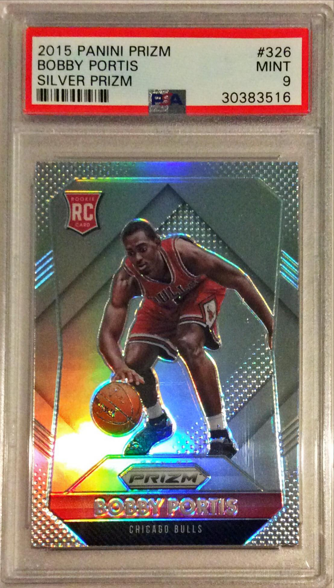 Bobby Portis 2015 Panini Prizm Silver PSA 9