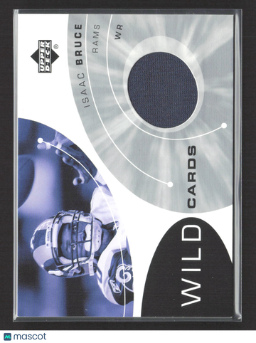 2002 Upper Deck Wild Cards Isaac Bruce #WC-IB Game-Used Jersey