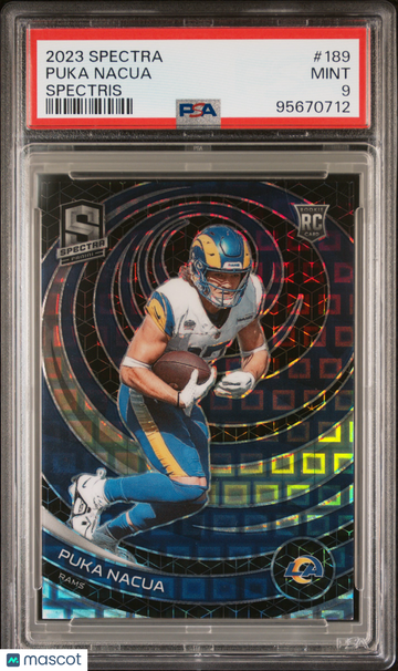 2023 Panini Spectra Puka Nacua #189 Spectris PSA 9