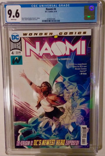 Naomi #4 - CGC 9.6 -1st Print - Origin 