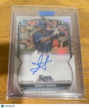 2023 Bowman - Chrome Prospects Autographs Refractors Ronny Simon #CPA-RS