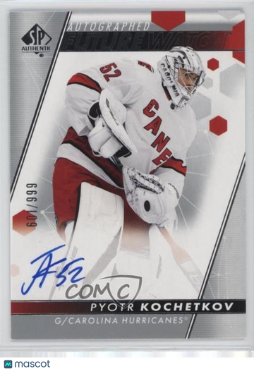2022-23 SP Authentic Pyotr Kochetkov #119 [Base] 601/999 Rookie Base Set