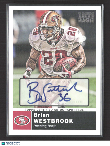 2010 Topps Magic Brian Westbrook #34 Topps Certified Autograph Issue