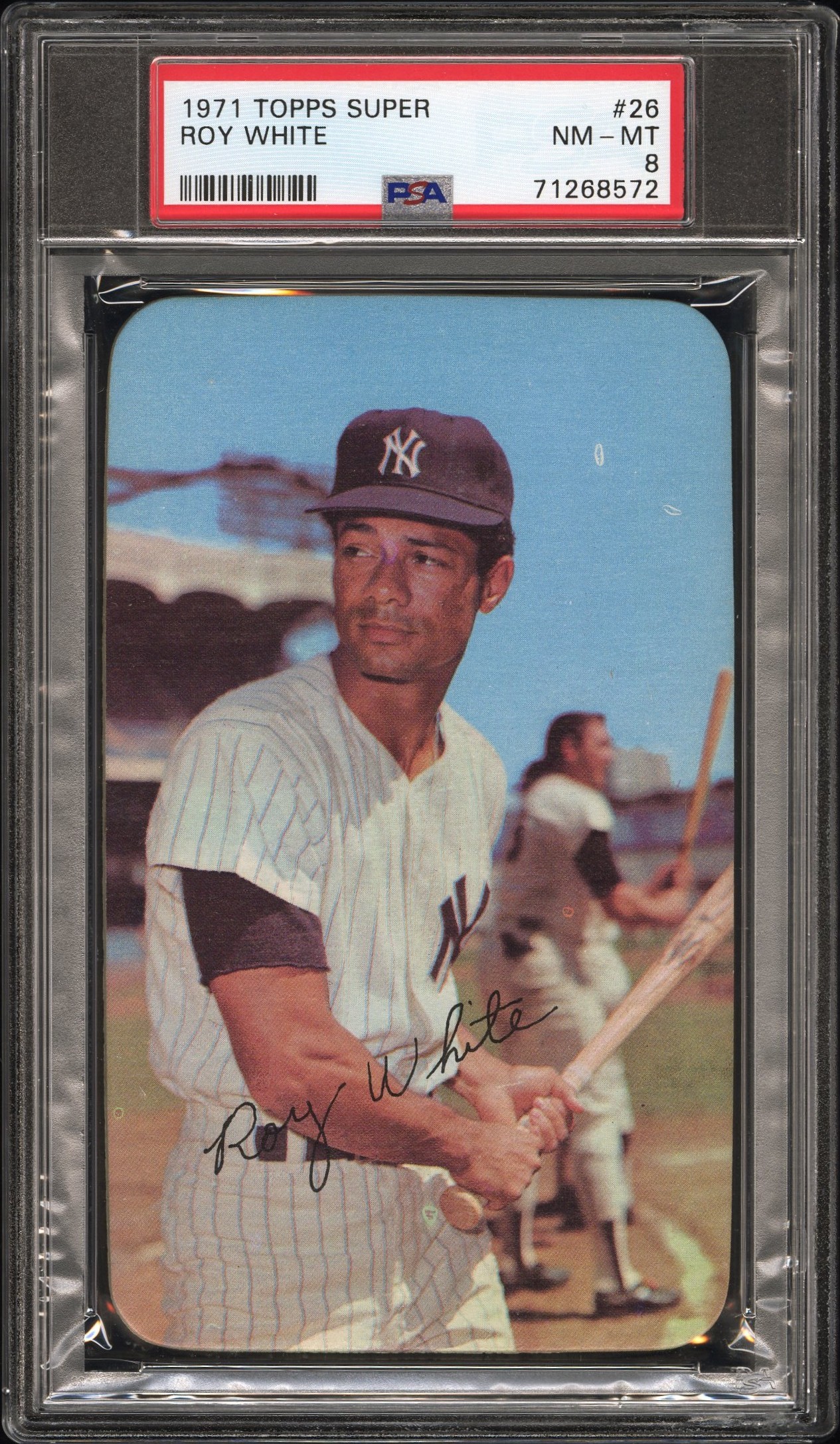 1971 Topps Super Roy White #26 PSA 8 P1368