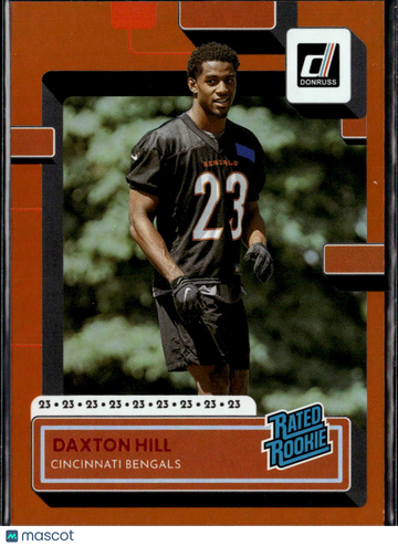 Daxton Hill 2022 Panini Donruss Football /23 Cincinnati Bengals