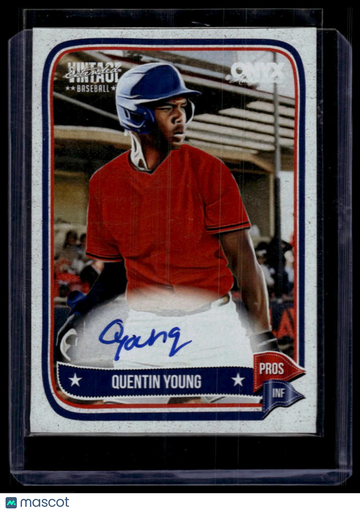 2024 Onyx Vintage Extended Quentin Young #VAQUYO Autographs AU