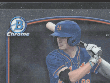 2023 Topps Bowman Chrome AJ Ewing #CDA-AE 1st Bowman