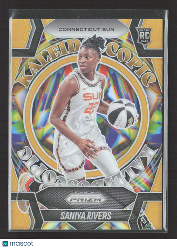 2025 Panini Prizm Kaleidoscopic Saniya Rivers #8 Gold /10 RC