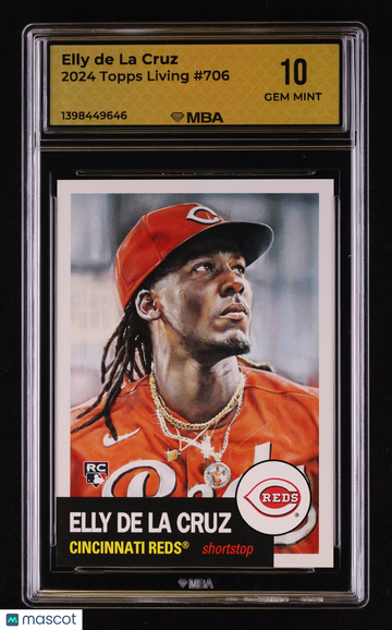 2024 Topps Living Elly de La Cruz #706 MBA 10