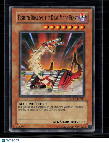 Yu-Gi-Oh! TCG Champion Pack: Game 7 Fusilier Dragon, the Dual-Mode Beast Unlimited