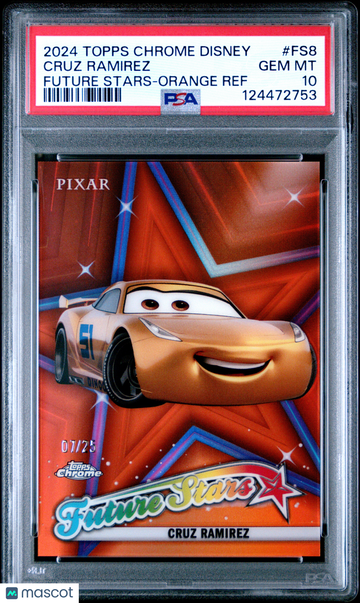 2024 Topps Chrome Disney Future Stars Cruz Ramirez #FS8 PSA 10