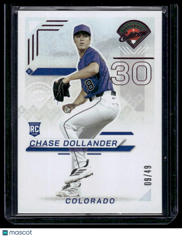2025 Panini Prospect Edition Chase Dollander #68 /49 RC