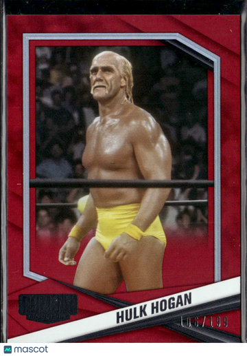 Hulk Hogan 2025 Panini Combat Anthology Red /199 WWE
