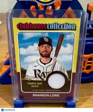2024 Topps Heritage - Clubhouse Collection Relics (High Number) Brandon Lowe #CCR-BL