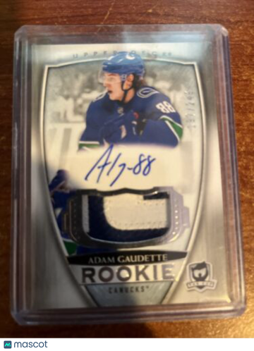 2018-19 Upper Deck The Cup Adam Gaudette #103 Rookie