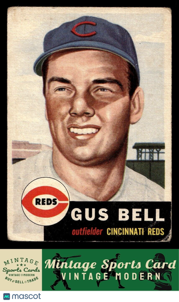 1953 Topps Gus Bell #118 DP