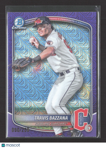 2025 Bowman Chrome Mosaic Travis Bazzana #BCP-131 Purple 090/250