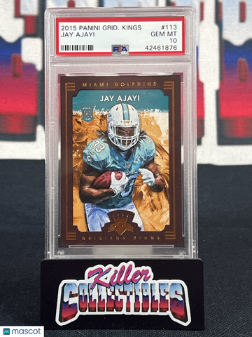 2015 Panini Gridiron Kings Jay Ajayi #113 Rookie PSA 10