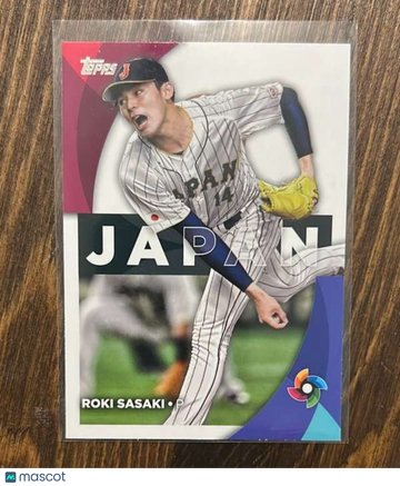 2023 Topps - 2023 World Baseball Classic Stars Roki Sasaki #WBC-34