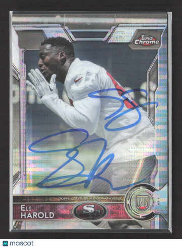 2015 Topps Chrome Eli Harold #158 Pulsar Refractor RC
