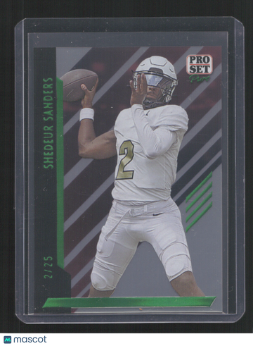 2024 PRO SET PURE SHEDEUR SANDERS #93 HOLO /25 SN,/25