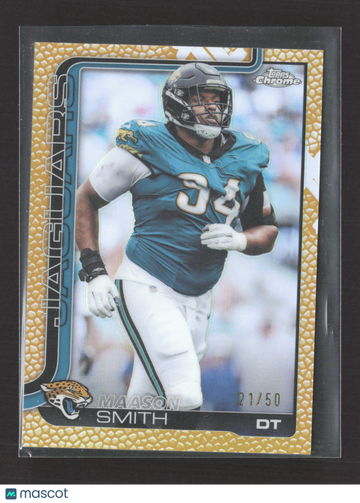 2024 Topps Chrome Maason Smith #140 Gold Etch /50