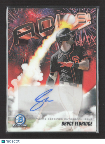 2025 Bowman Chrome Adios! Bryce Eldridge #AAV-BE Refractor /25