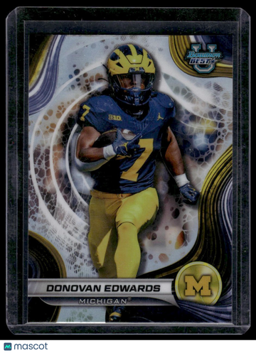 2024 Bowman University Best Donovan Edwards #54 Refractor