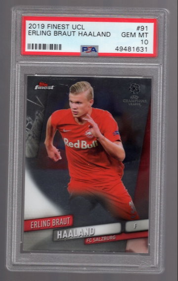 Erling Braut Haaland 2019 Topps finest RC