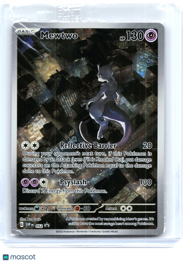Scarlet & Violet Promo Cards Mewtwo Holo Black Star Promo (Sealed) #052