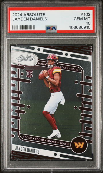 2024 Absolute Jayden Daniels #102 PSA 10