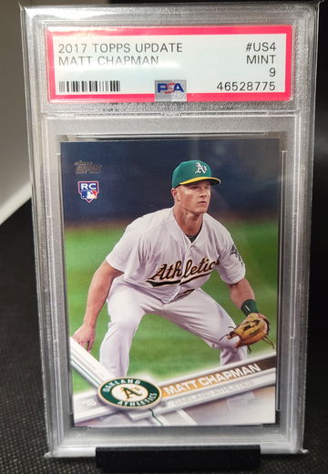 2017 Topps Update Matt Chapman Psa 9