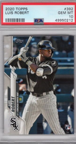 2020 Topps Luis Robert White Sox RC PSA 10