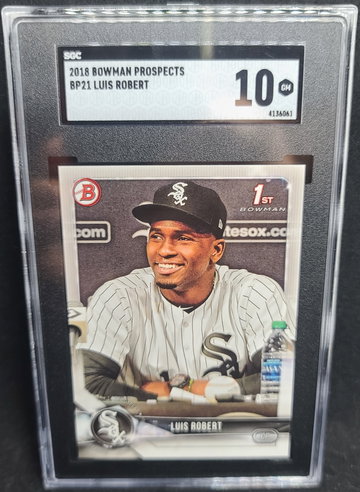 2018 Bowman Prospects Luis Robert #BP21 SGC 10