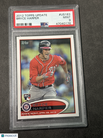 2012 Topps Update Bryce Harper #US183 PSA 9