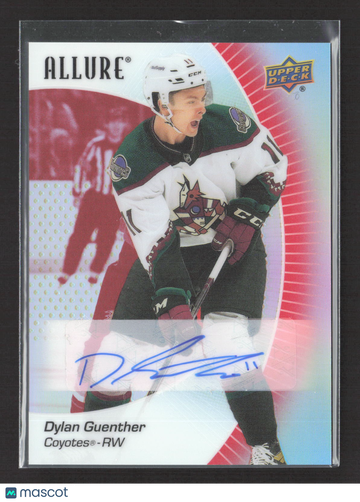 2024 Upper Deck Allure Dylan Guenther #71 Red Rainbow Auto
