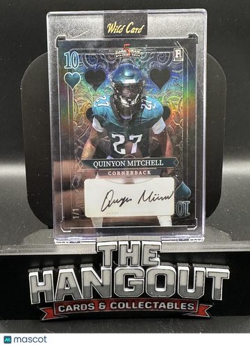 2024 Wild Card 5 Card Draw Stacked Deck Quinyon Mitchell #SDMH-QMA 1/1