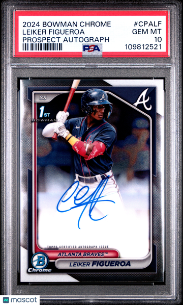 2024 Bowman Chrome Prospect Autographs Leiker Figueroa #CPALF PSA 10